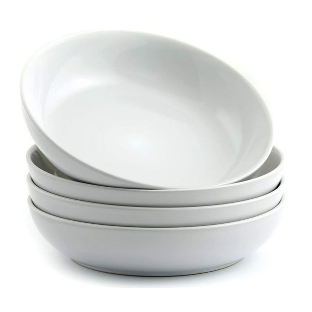 Set of 4 Denmark Tools for Cooks White Porcelain Pasta Salad Soup Bowls